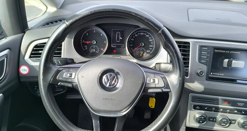Volkswagen Golf Sportsvan cena 44900 przebieg: 156000, rok produkcji 2015 z Dziwnów małe 254